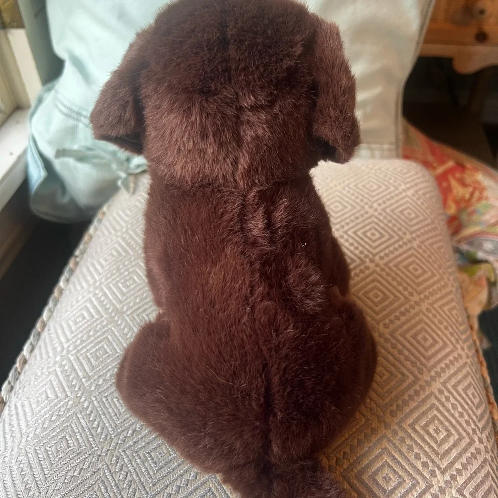 Chocolate Lab Plush Dog Toy 11” Aurora Miyoni NWT